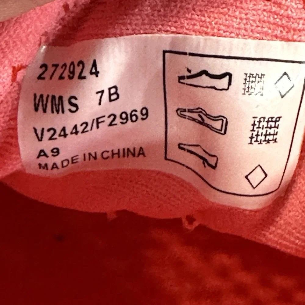 LANDS END Womens 7B Water Sport Mesh Slip-on Sneakers Pink Bungee‎ Drawstring